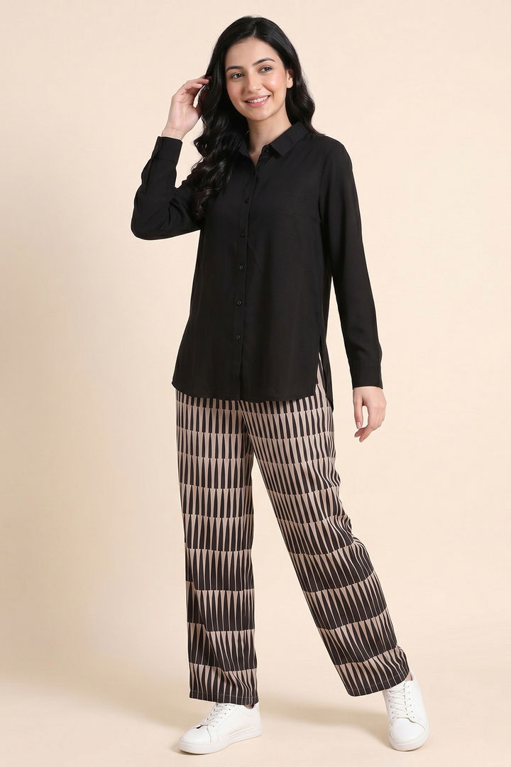Zivame Woven Lifewear Set - Wood Ash — image 3